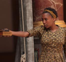 Jade Anouka as Ophelia, Hamlet, Globe Education Tour, 2011