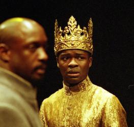 David Oyelowo as Henry VI in Henry VI Part 1, Royal Shakespeare Company, Swan Theatre, Stratford-upon-Avon, 2000
