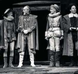 Scene from The merry Wives of Windsor, Royal Shakespeare Company, Royal Shakespeare Theatre, 1975