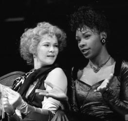 David Thacker's Two Gents 1991 production in the Swan showing Josette Bushell-Mingo as Lucetta 