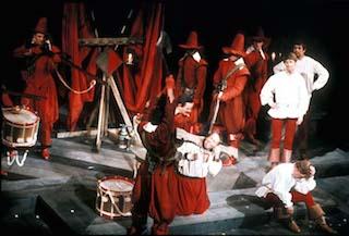 A scene from All's Well that Ends Well, Royal Shakespeare Company, Royal Shakespeare Theatre, 1967