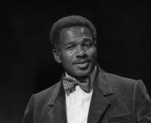 Portrait of Rudolph Walker as Gower, Pericles, Royal Shakespeare Company, Swan Theatre, 1989